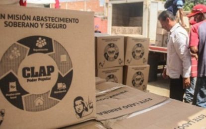 EEUU bloquea importaciones de alimentos destinados a los Clap