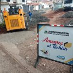 Arriban materiales para colocación de puente de guerra en el sector La Quinta