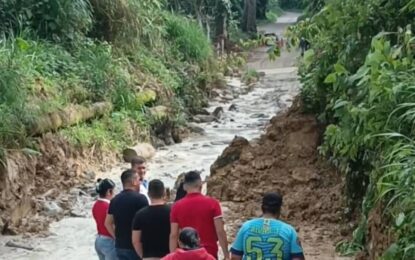 Gobernación atiende afectaciones viales entre San Vicente de La Revancha y Río Chiquito