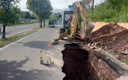 Restringido paso vehicular en la avenida Libertador