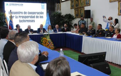 Gobernador del Táchira firmó acuerdo con el PNUD para favorecer comunidad