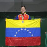 Natasha Ramírez campeona sudamericana de Karate Do