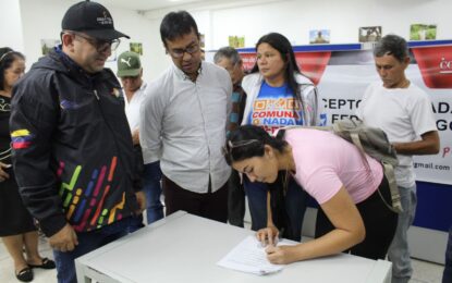 Firman convenio de los primeros ocho proyectos aprobados en la segunda Consulta Popular Nacional en Táchira