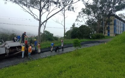 IVT mejora vía de acceso al Seminario Santo Tomás de Aquino