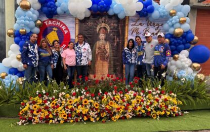 Lotería del Táchira enaltece la fe por la Virgen de la Consolación