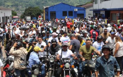 Táchira presente en la Caravana por  la Paz