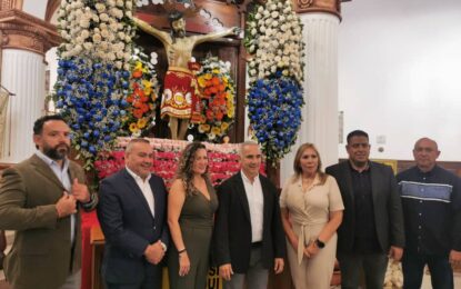 “Frente al Santo Cristo de La Grita prometo al pueblo del Táchira que más nunca  volverá la violencia a nuestro estado”