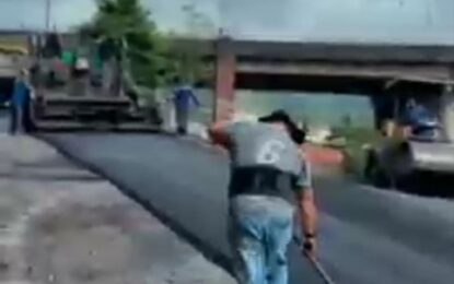 El IVT está desplegado en  el barrio José Gregorio Hernández mejorando la infraestructura vial y deportiva