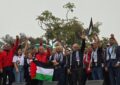 PSUV enarbola banderas de paz en favor de Palestina