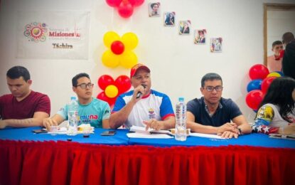 Arranca conformación de equipos promotores de Misiones para  circuitos comunales del Táchira