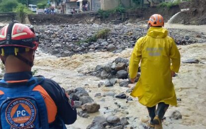 Continuarán las lluvias en el Táchira