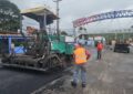 Prolongan por algunas horas más asfaltado en el Puente sobre el Río Caparo