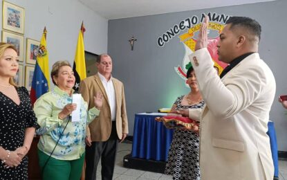 Mayoría calificada eligió al concejal Caleb Bautista como presidente de la Cámara de Guásimos