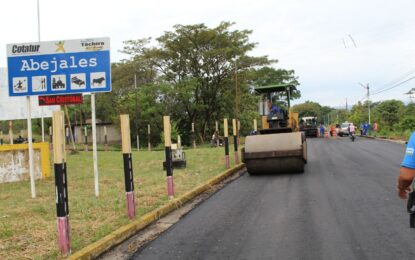 Inicia en Táchira Plan de Vialidad 2025 con la aplicación de 18 mil toneladas de asfalto